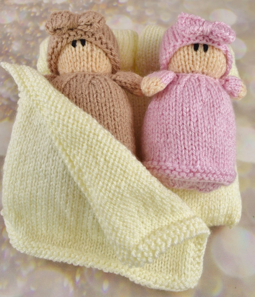 New Knitting Pattern Dolly with a Bag Knitting By Post A5 Leaflet Soft Toys - Image 2 of 4
