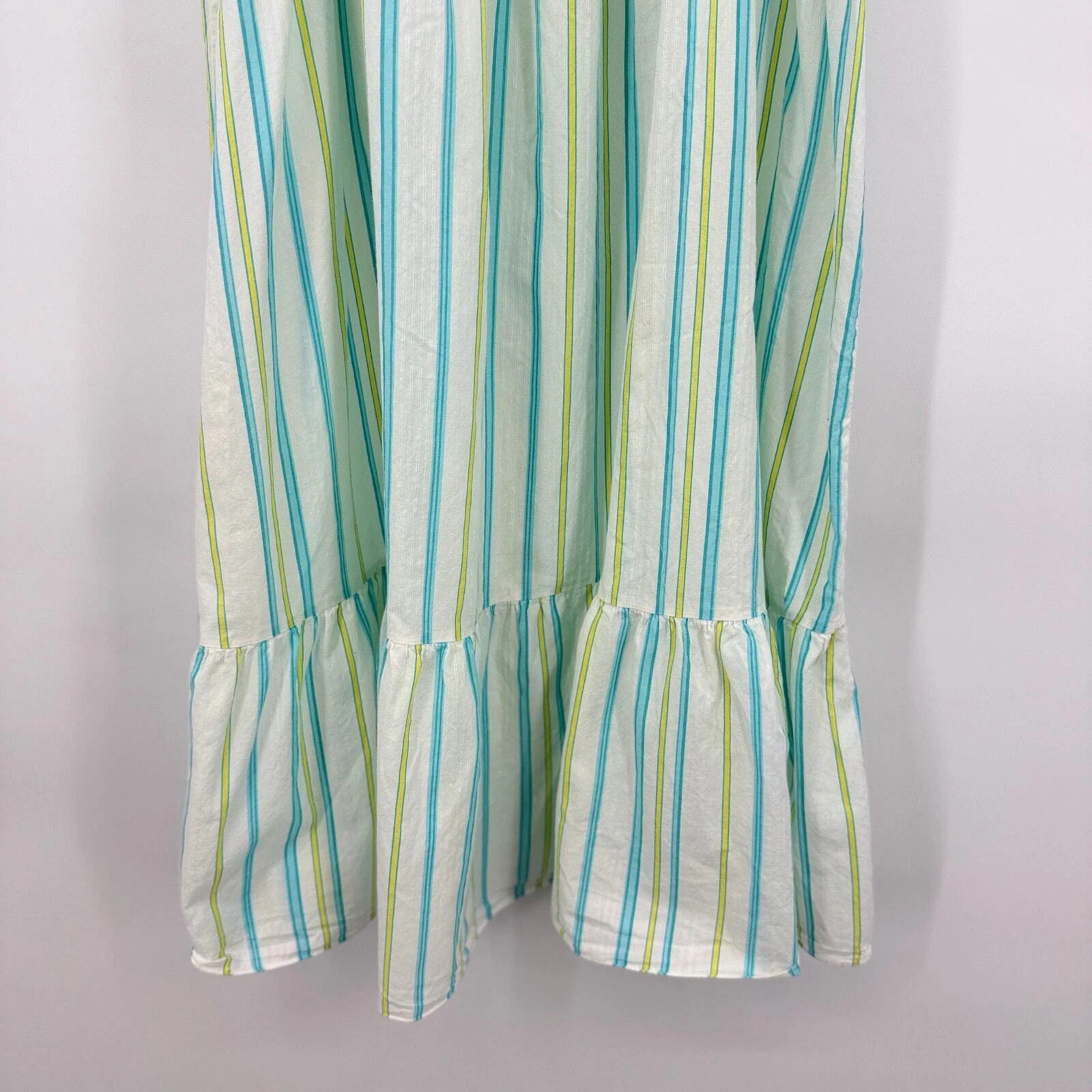 UNDERCOVER Abito Victoria's Secret Angels a righe con orlo a volant taglia media prendisole