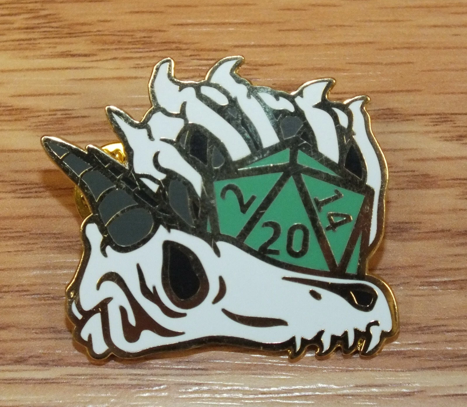 Eldritch Rach Hard Enamel Dragon Bones Collectible Lapel Pin