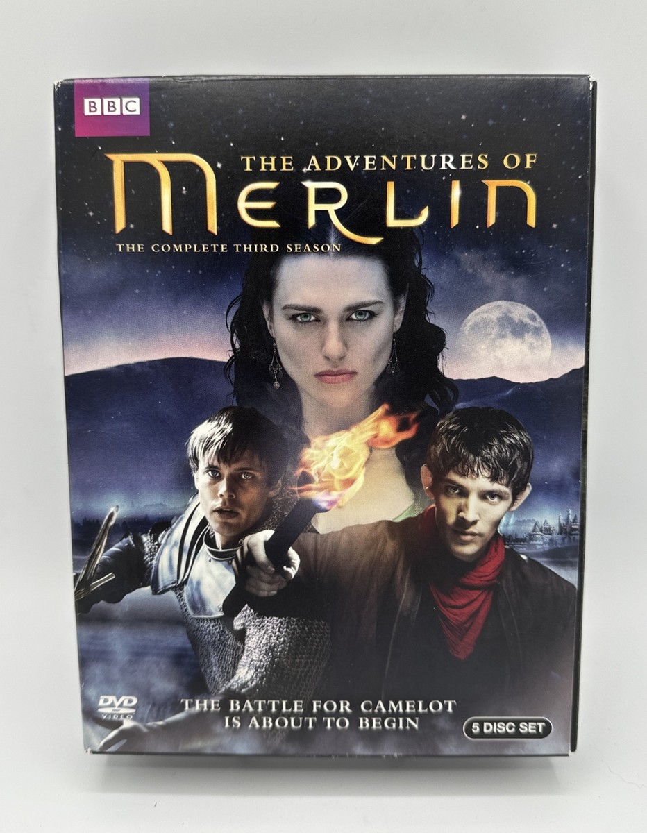 Merlin: The Complete Third Season (DVD, 2012, 5-Disc Set) Season 3