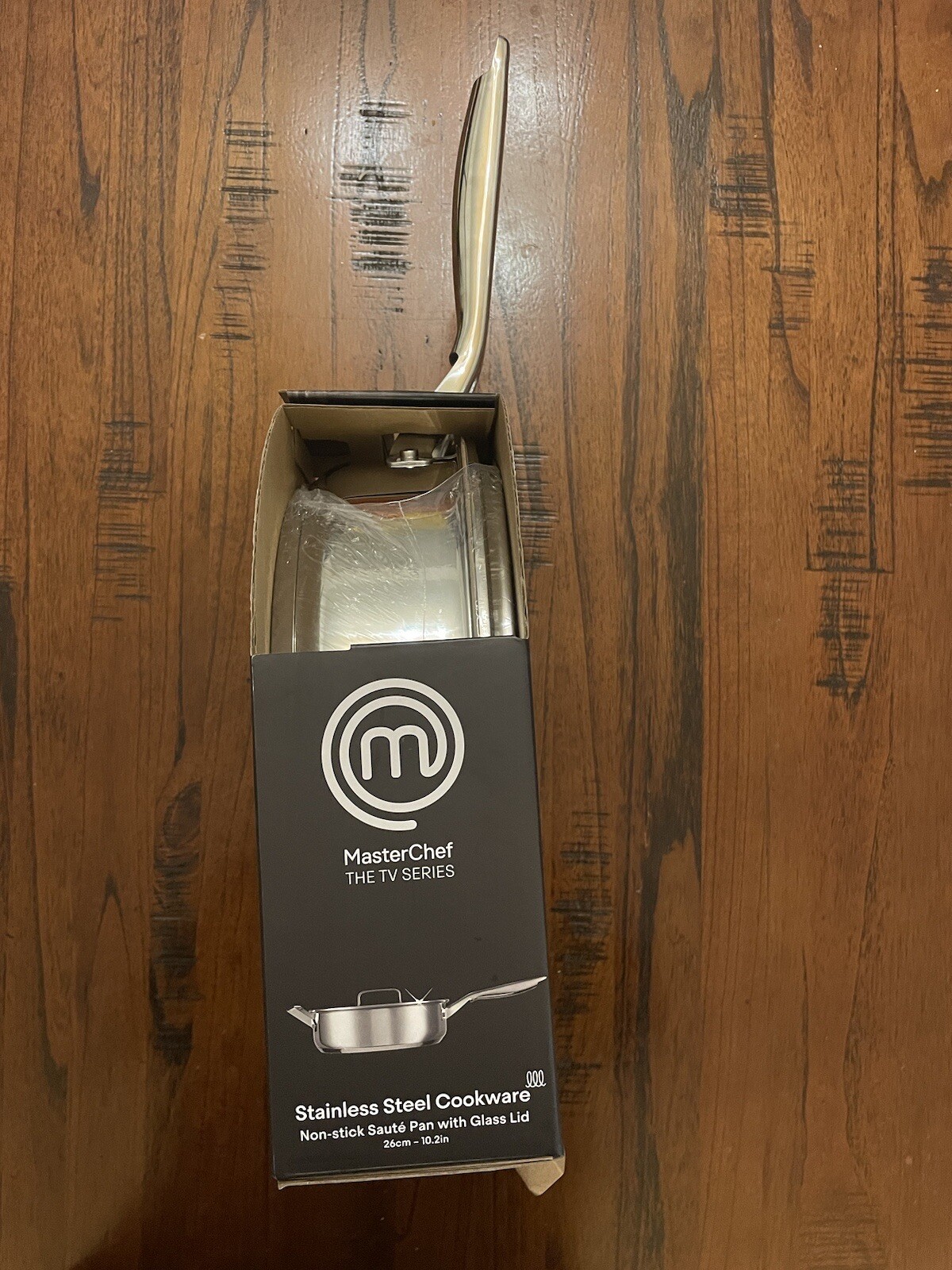 MasterChef 26CM NONSTICK SAUTE PAN WITH GLASS LID eBay