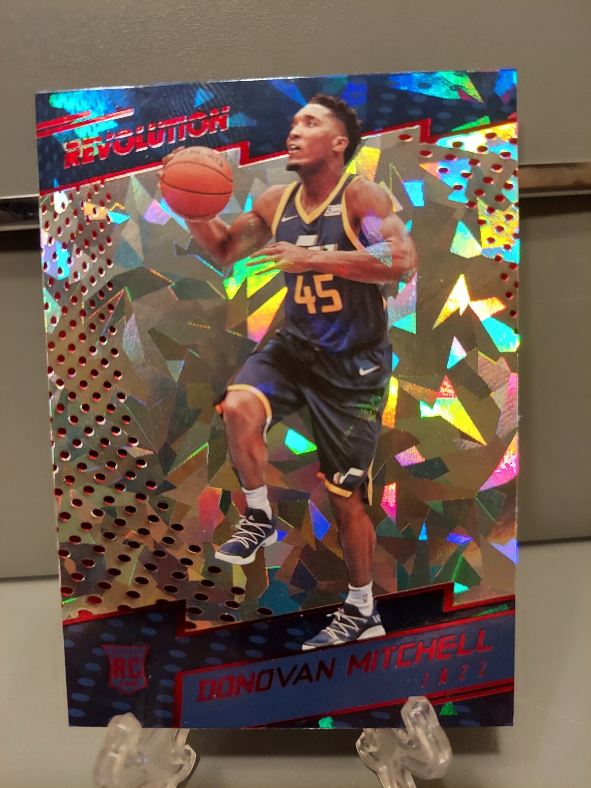 🕷 DONOVAN MITCHELL ROOKIE 17-18 REVOLUTION CHINESE NEW YEAR #125 RC🕷 JAZZ CAVS