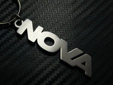 NOVA Keyring Keychain Key Fob Stainless Steel Name Gift
