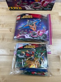 LEGO MARVEL 76081 THE MILANO VS. THE ABILISK & 76079 RAVAGER ATTACK - NO FIGURES