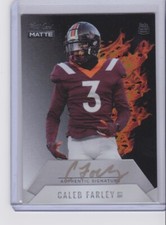  2021 Wild Card Matte Black Red Hot Rookies Autographs MRHR16 Caleb Farley 40/50