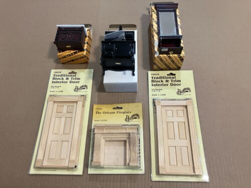 Doll House Furniture,Doors,Fireplace