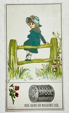 Eureka Silk Thread Every Spool for Hand or Machine Victorian Trade Card