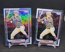 2024 Bowman Chrome Lane Thomas Mojo & Base Washington Nationals 