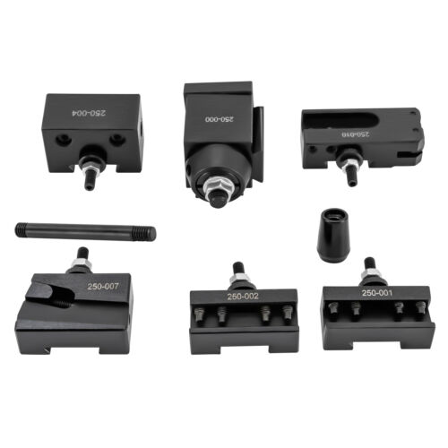 6pcs Black Wedge Type Quick Change Tool Post Set For 6-9" Swing Small Lathe SALE - Picture 7 of 11