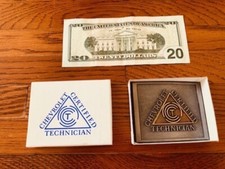 New Chevrolet Certified Technician Belt Buckle MIB