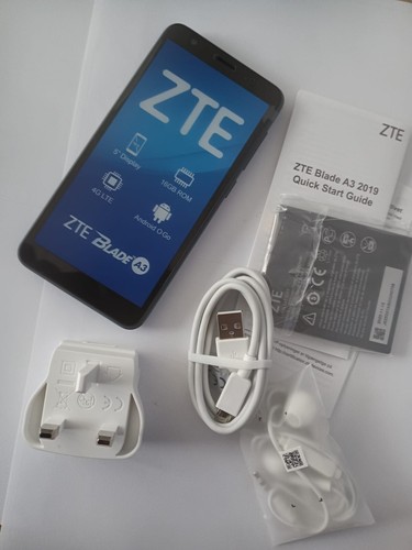 Mobile Phone ZTE Blade A3 Blue Smartphone Touchscreen Unlocked - Picture 2 of 7