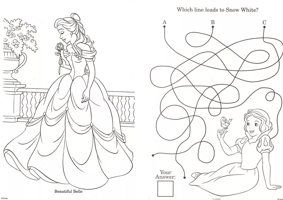 914. Gorgerous Disney Coloring Book - Kayliebooks