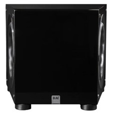 Elac Varro Dual Reference Ds1000 10" 1000w Powered Subwoofer, Gloss Black
