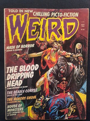 Sept. 1976 WEIRD Vol 9 # 3 WEIRD Terror Shock Suspense Horror in Very Good Cond.