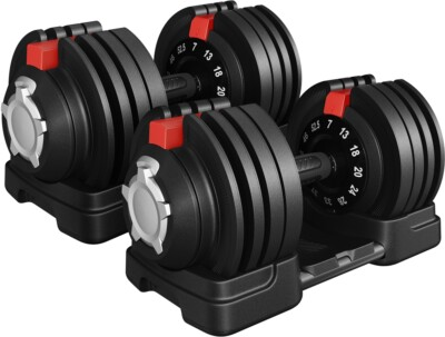#ad Adjustable Dumbbell Set 28lb 40lb 52.5lb 90lb Weight Dumbbells Single Pair $369.99