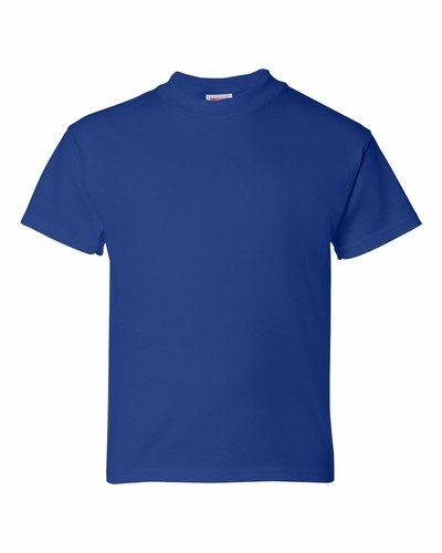 Hanes Youth ComfortSoft T-Shirt Kids Short Sleeve Plain Basic Crew Tee - 5480 - Picture 14 of 20