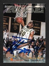 Malik Rose Auto Autograph 1996 Score Board Basketball Rookies Drexel Card - COA