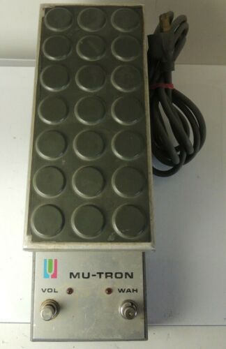 Vintage Mu-Tron C-200 Wah & Volume Effects Pedal Original Musitronics  - Afbeelding 1 van 7