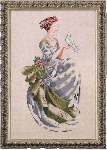VERY RARE Edith Hansen cross stitch calendar/pattern 1988