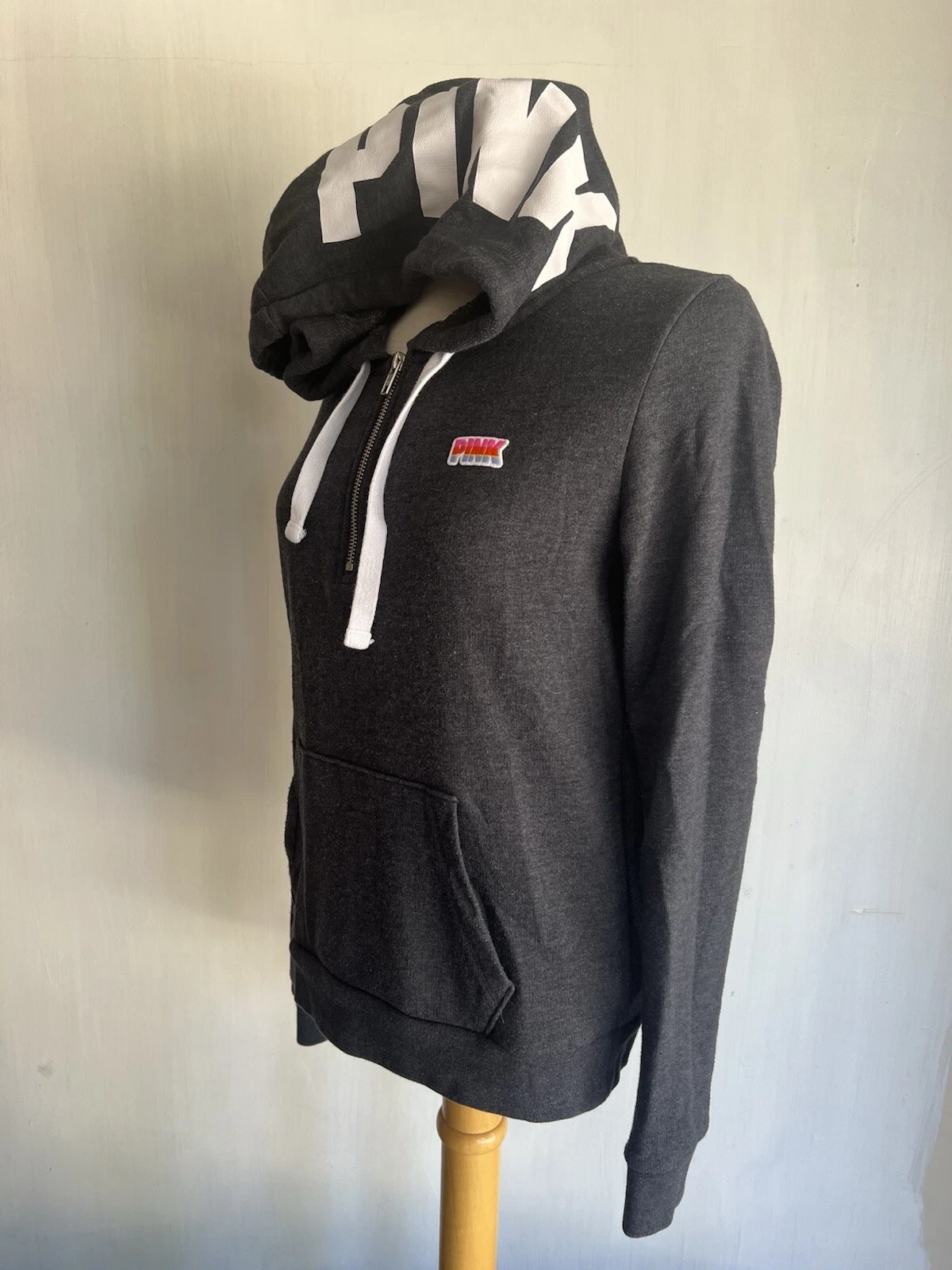 victoria-secret-vs official 1/2 zip pullover hoodie