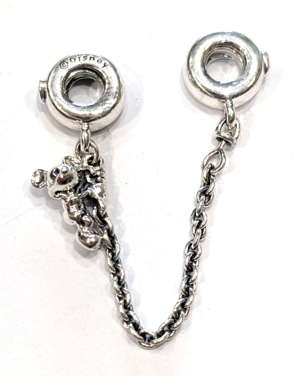 Authentic Pandora Charm, Disney Climbing Mickey Safety Chain