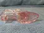 Fenton Glass Slipper Iridescent Pink Rose Pattern Cabbage Rose — photo 5