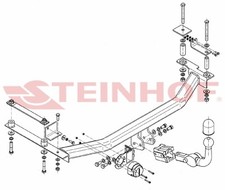 Anhängerkupplung passend für HONDA Jazz III 2008-2014 abnehmbar