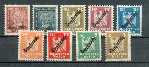 DR-Dienst 105/13 Set** MNH Mint (71059