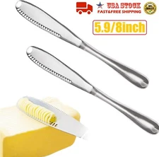 3 in 1 Stainless Steel Butter Spreader With Holes in Blade for Butter Cheese Jam