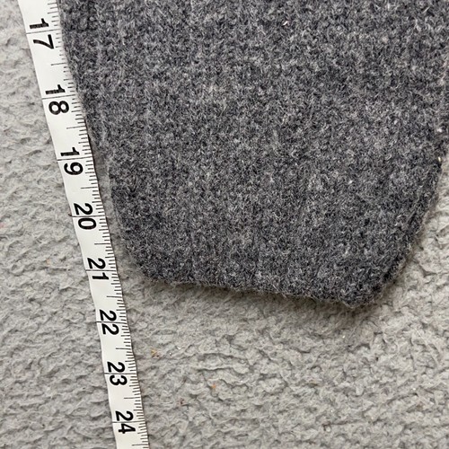 Chaps Denim Wool Sweater Mens XL Gray Pullover Crew Neck Pullover Jumper Casual - Picture 7 of 11