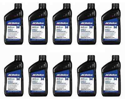 10 Quarts Auto. Transmission Fluid ATF OE ACDelco GMC OEM Full Synthetic Dexron 
