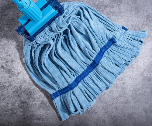 18" Large Microfiber Cloth Mop Head Replacement Pack of 2 | for Home Use (Blue) - Picture 4 of 12