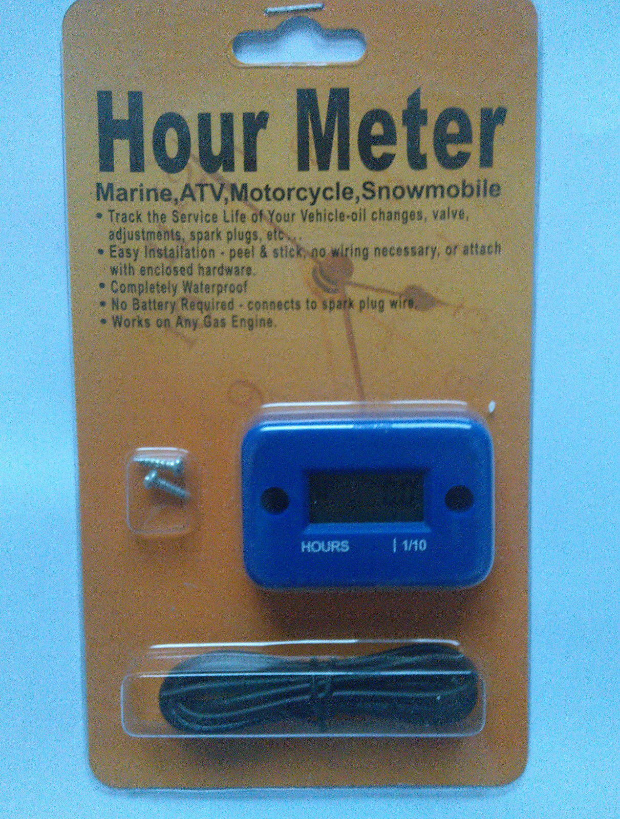 Hour meter Yamaha blue YZ450 YZ250 YZF450 YZF250 YFZ450 YFZ YZ 450 250