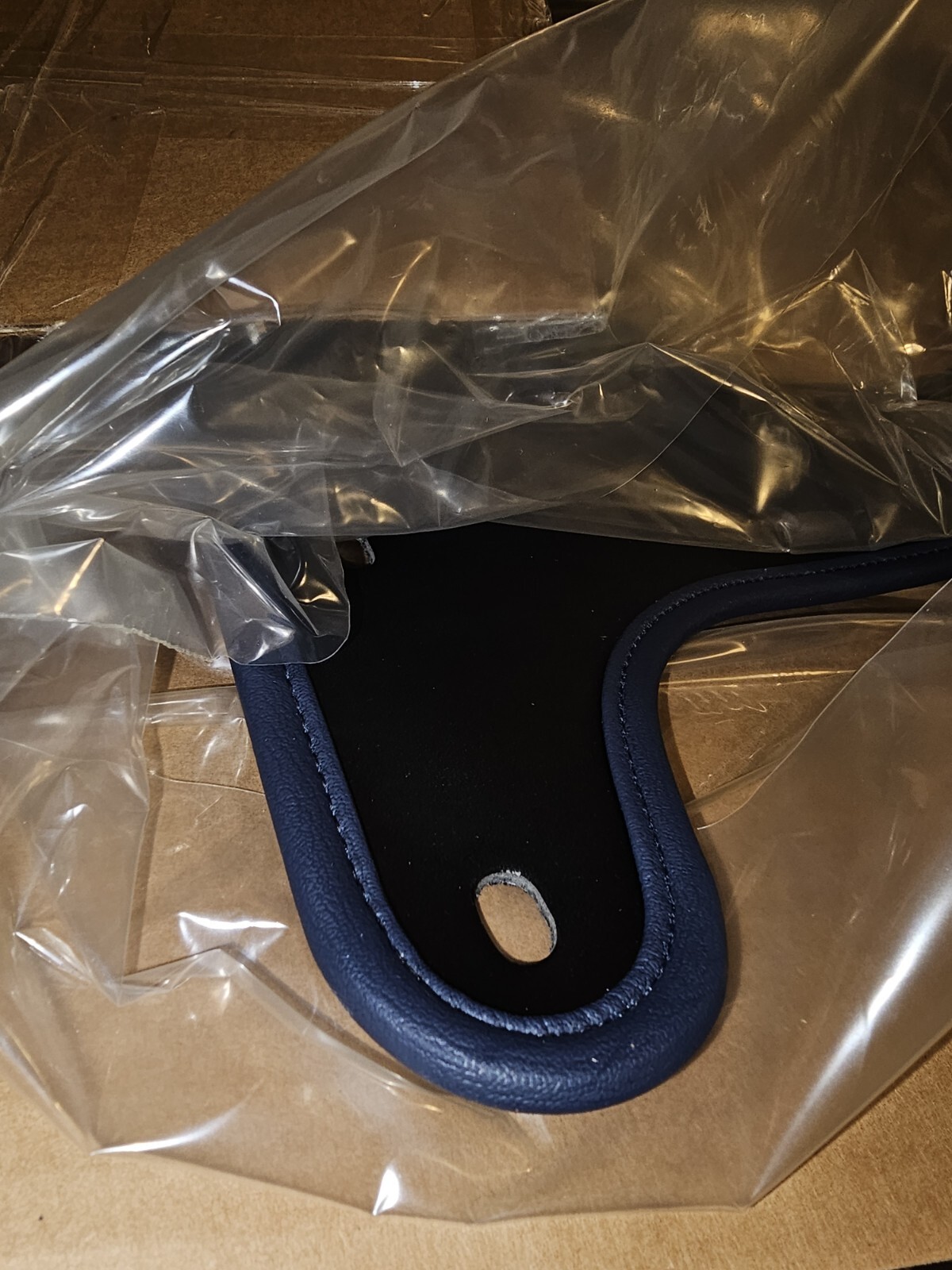 HARLEY HERITAGE SPRINGER FLSTS BLUE TRIM WINDSHIELD BRA NEW #57814  