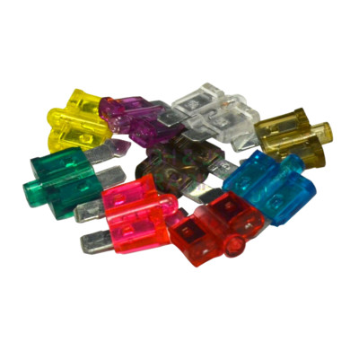 LED Blade Sicherungen Standard - 3 4 5 7 10 15 20 25 30 Amp Glow Blow Smart Fuse Auto