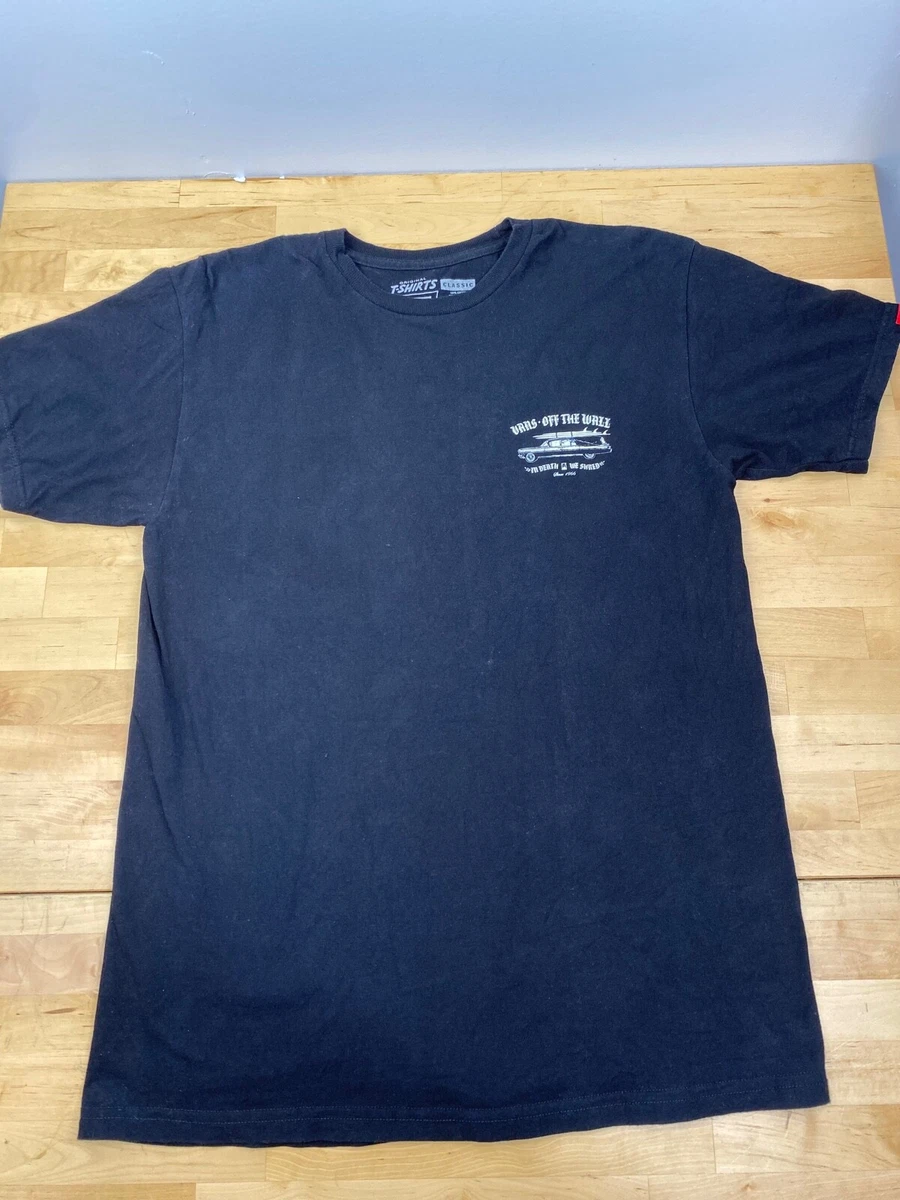 Vans Off The Wall In death We Shred T Shirt Classic Fit M 3461 eBay