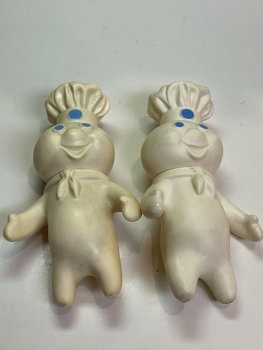 Pillsbury Doughboy ドゥボーイ 磁器製フィギュア 3体セット USビンテージ ドゥボーイ アドバタイジングフィギュアセット
