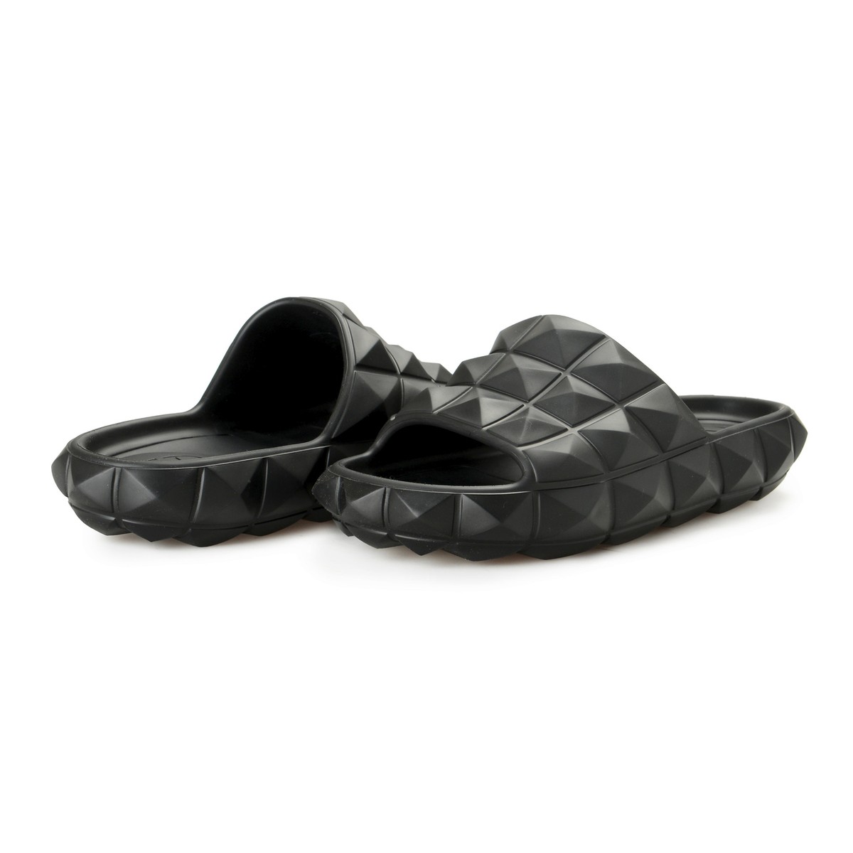 Valentino Garavani Men's Roman Stud Turtle Slide Sandals
