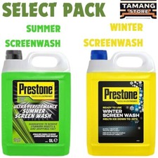 Prestone Screen Wash for Cars 5L Windscreen Washer Fluid Ready To Use