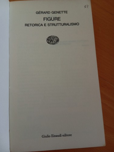 Figure. Retorica e strutturalismo, Gérard Genette, Einaudi, 1968 - Foto 5 di 10