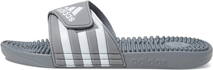 Adidas Sandalo Uomo Adissage Slides Grigio Bianco Grigio 16