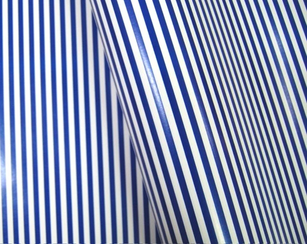 Blue Stripe Gift Wrapping Paper 500mm x 60M Navy Blue Stripes