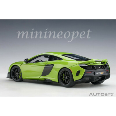AUTOart Mclaren 675LT Diecast Model Car - Napier Green, 1/18 Scale