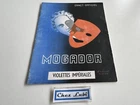 Programme - Théâtre Mogador Paris - Imperial Violets - Marcel Merkès - 1950s