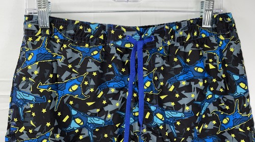 NWT Boy’s TYR Night Fight Challenger Swim Trunks Black Blue XL 16/18 - Picture 4 of 6