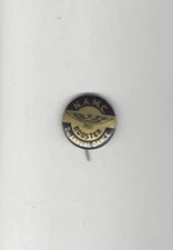 1940s pin WWII Homefront pinback N.A.M.C. AVIATION Pilot WINGS Graphic DANCE