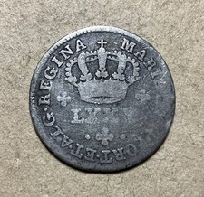 1786-1799 Portugal Tostao 100 Reis - Maria I - Silver coin