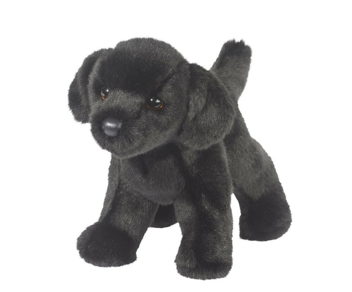 Douglas Cuddle Toys Bear the Black Lab Dog # 1726 Stuffed Animal