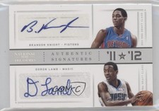 2012 Panini National Treasures Platinum 1/1 Brandon Knight Doron Lamb Auto fm0