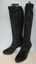 Beautiful Mascaro Suede Effect Knee Length Boots Size 2.5 Euro 35